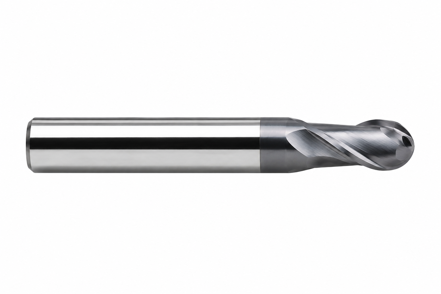 HRC65 Metal duro 2 cortes Ball Nose standard