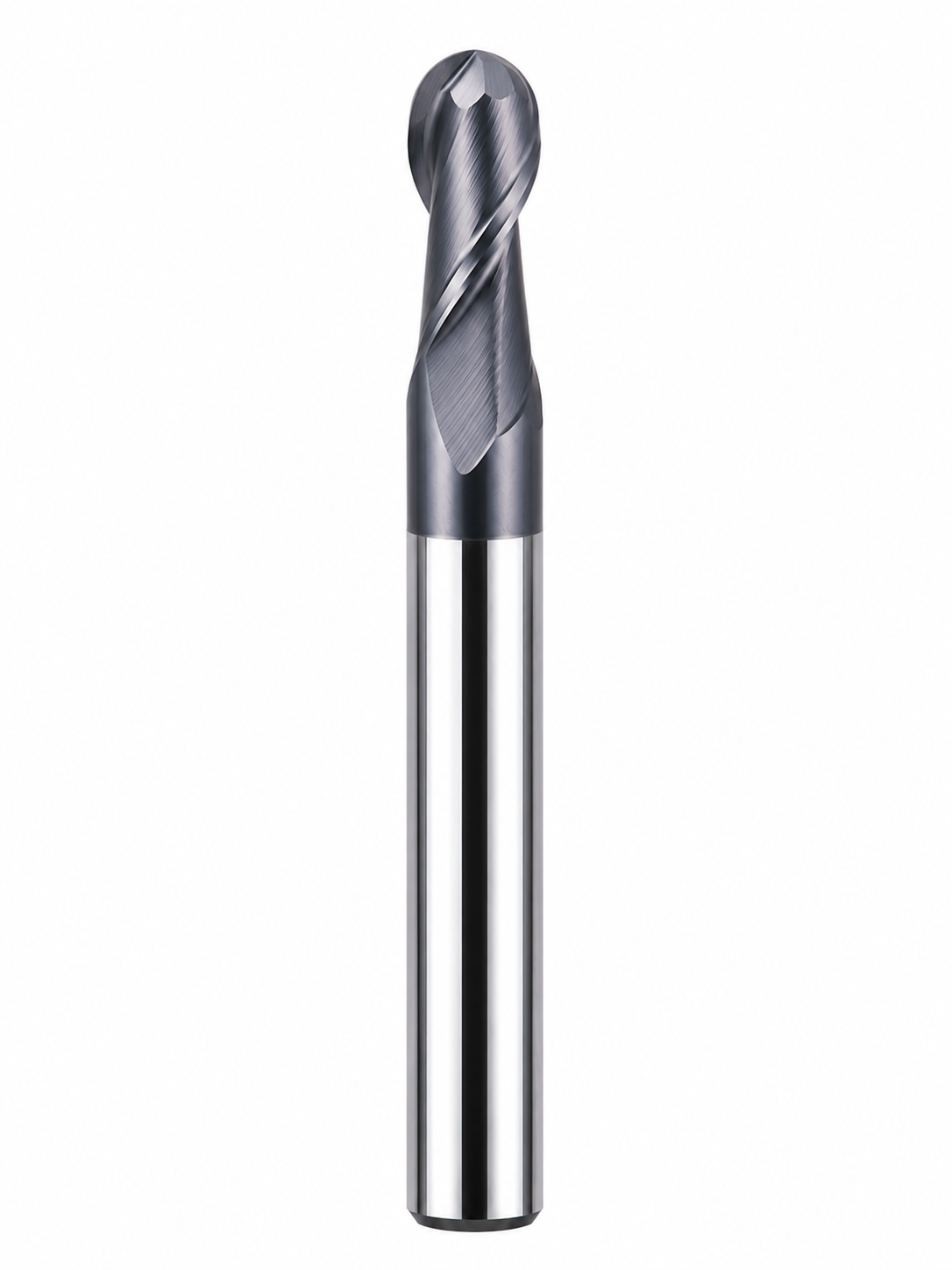 HRC65 Metal duro 2 cortes Ball Nose