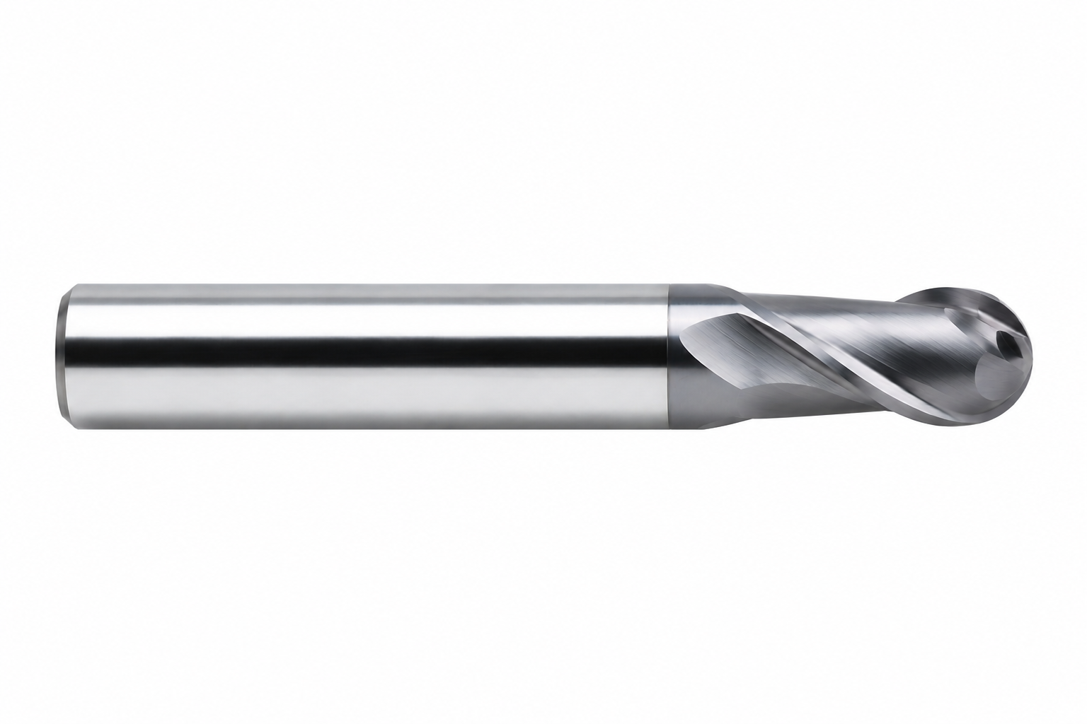HRC55 Metal duro 2 cortes Ball Nose standard