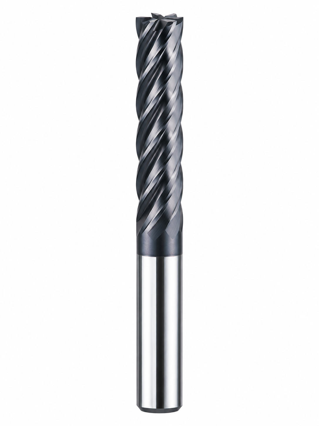 HRC65 Metal duro 4 cortes Topo reto