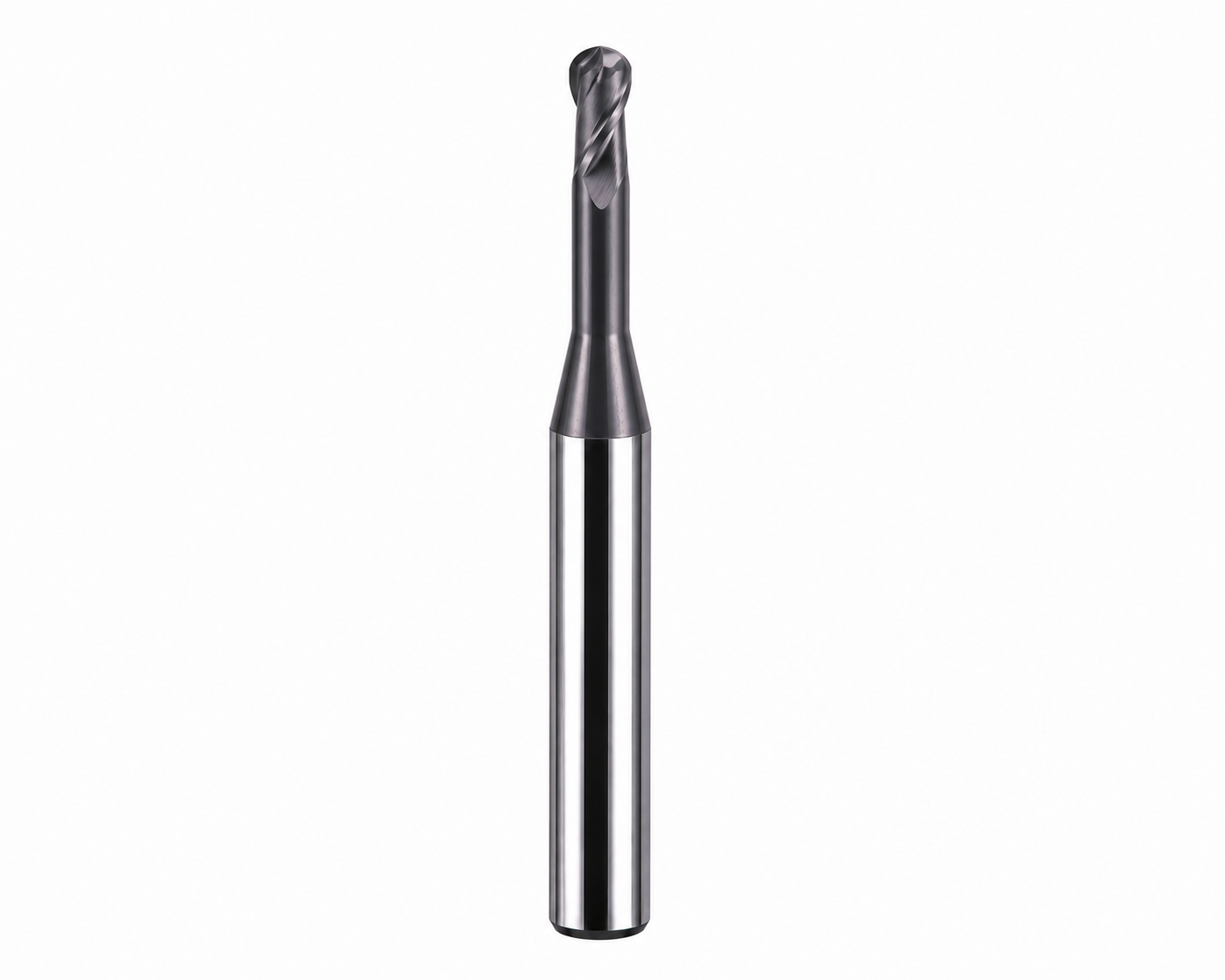 HRC65 Metal duro 2 cortes Long Neck / corte curto Corner Radius