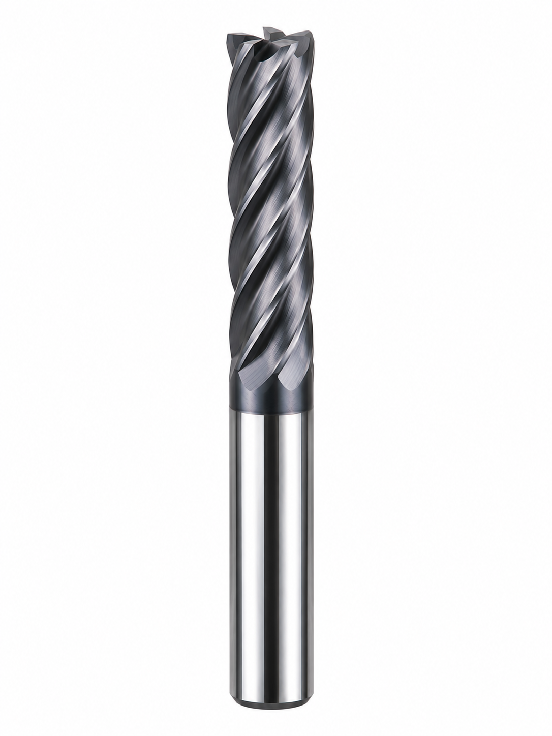 HRC55 Metal duro 4 cortes Topo reto